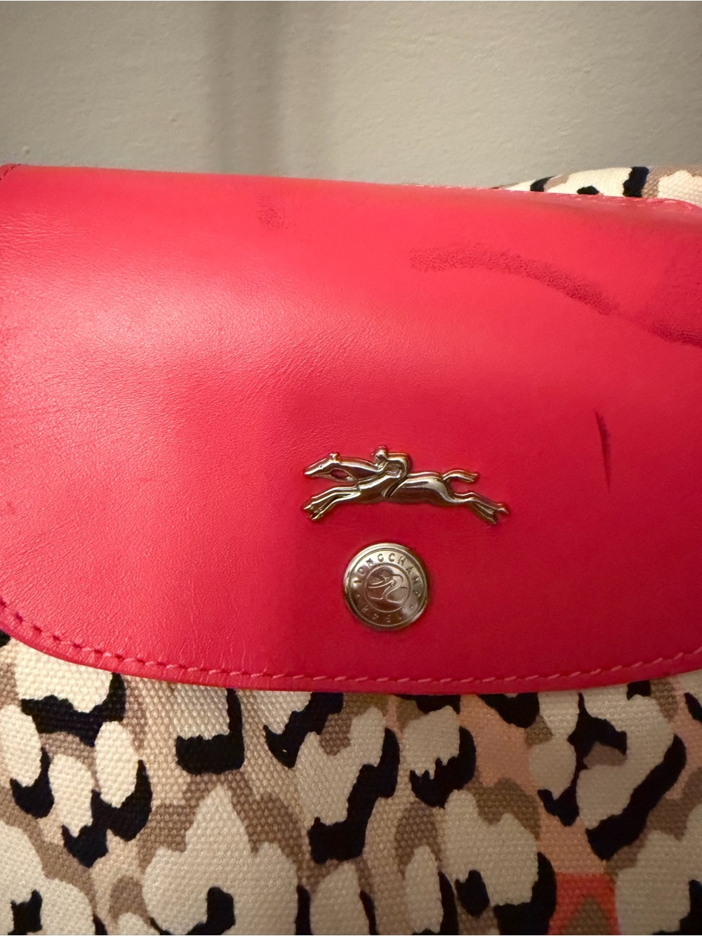 Longchamp rare Leopard-Pattern Tote - Picture 4 of 7
